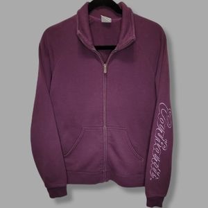 Carhartt Full Zip Fleece Lined Sweatshirt Jacket w/Carhartt Stitched on Sleeve!!